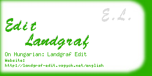 edit landgraf business card